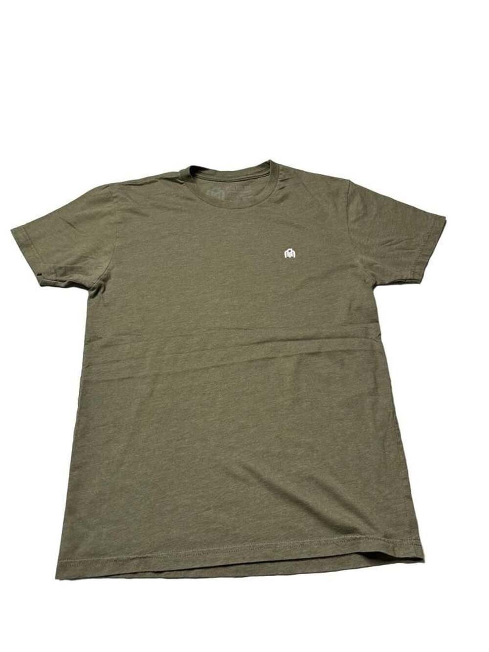 Into The AM Men's Olive Green Short Sleeve Crew Neck Graphic T-Shirt